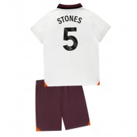 Manchester City John Stones #5 Gostujuci Dres za djecu 2023-24 Kratak Rukav (+ Kratke hlače)